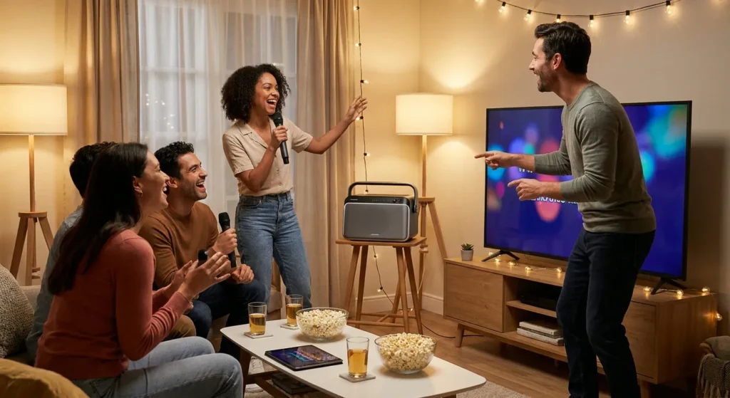 consejos para noche de karaoke — Consejos para Noche de Karaoke Inolvidable en Casa: ¡Conviértete en el Anfitrión Estrella!